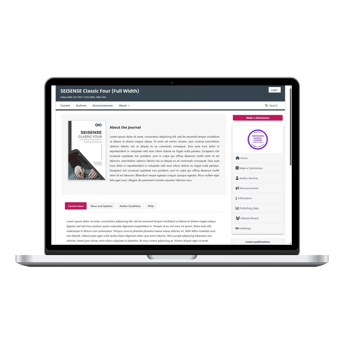 classic four full width